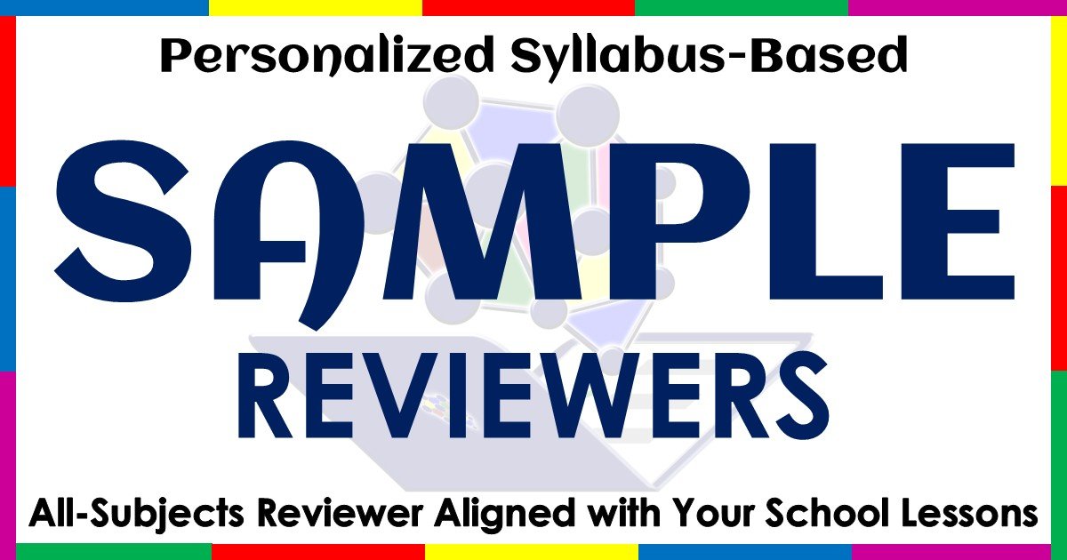 Sample Reviewers